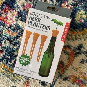 Bottle top herb planters 🌿